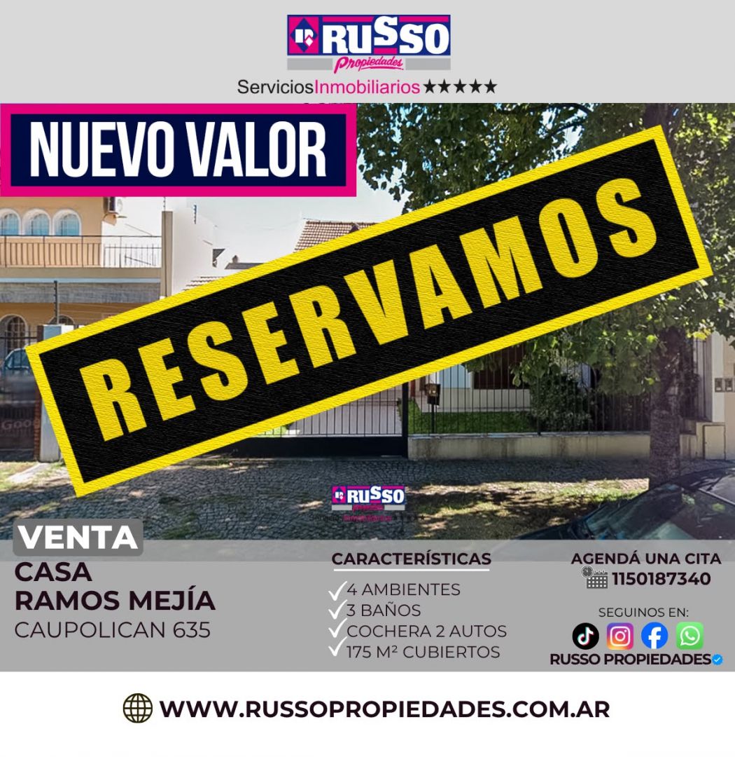 Casa en CAUPOLICAN 600