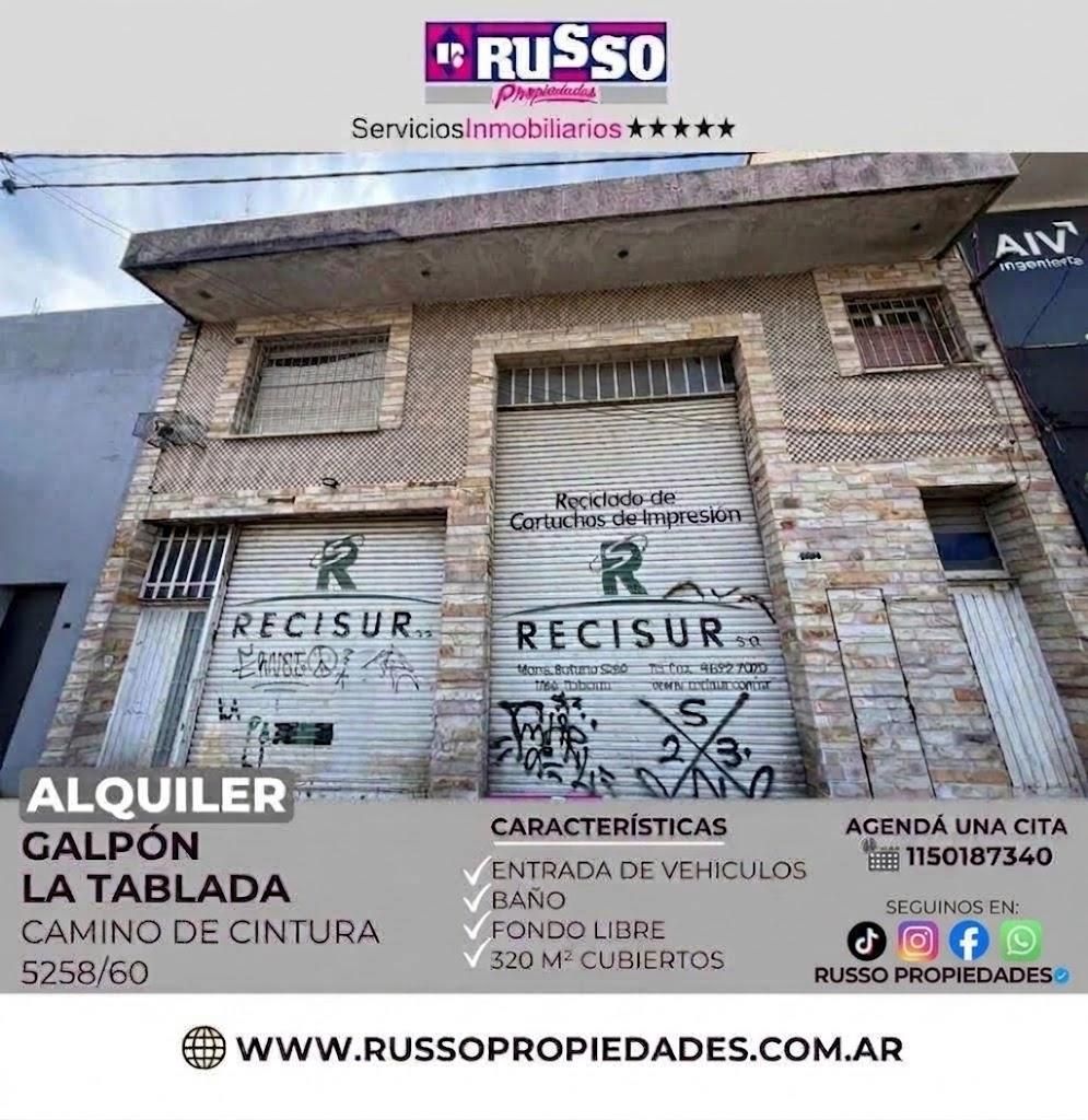 Galpon en CNO. DE CINTURA 5258/00