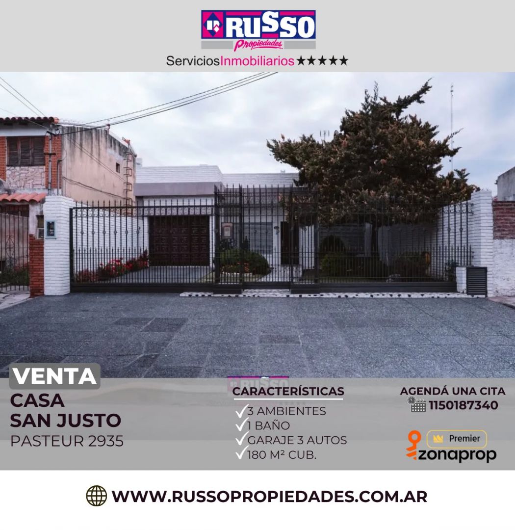 Casa en PASTEUR 2900