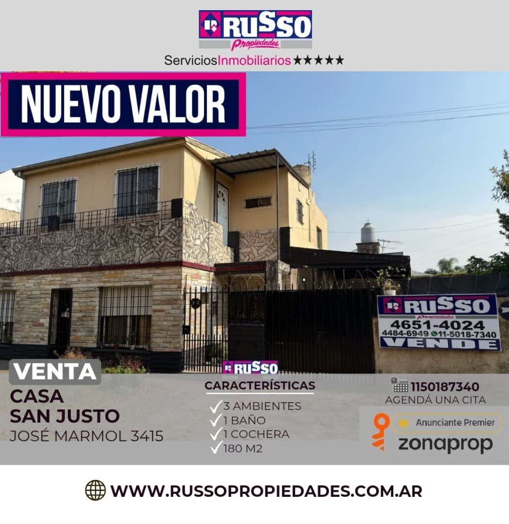 Casa en MARMOL, JOSE 3400