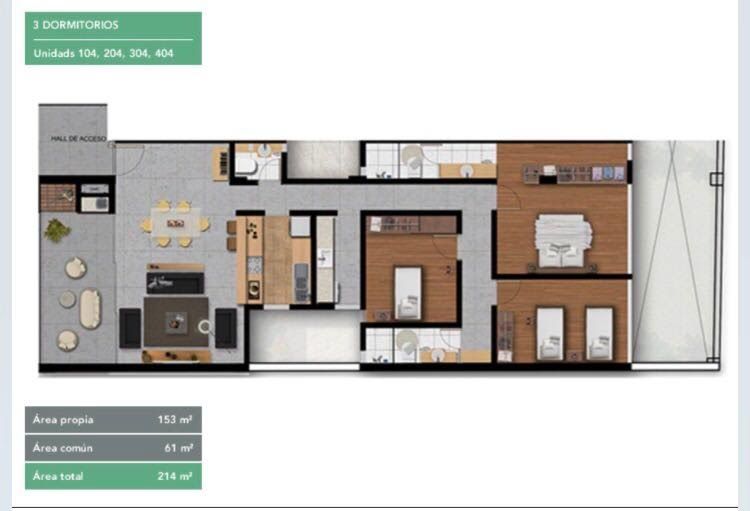 Apartamento en alquiler Avdaprimer Presidente 3 dormitorios