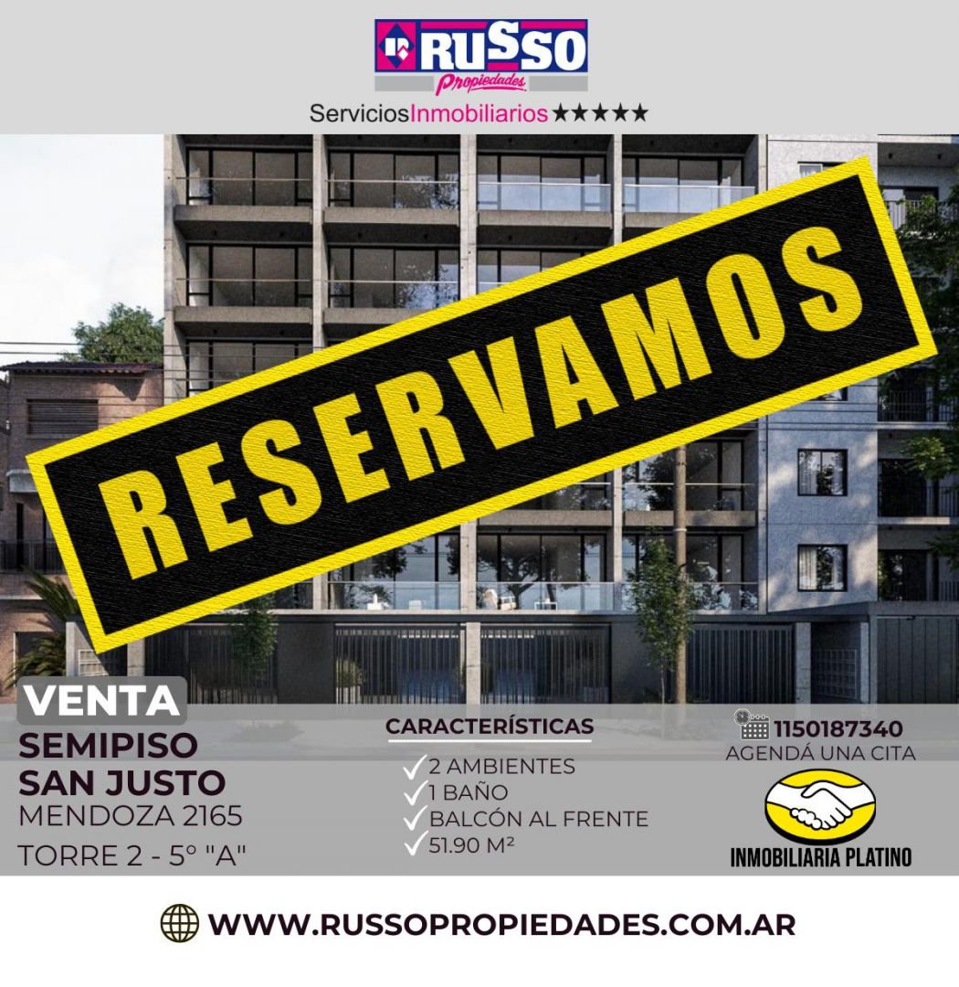 Departamento en venta San Justo 2 ambientes - imagen 1