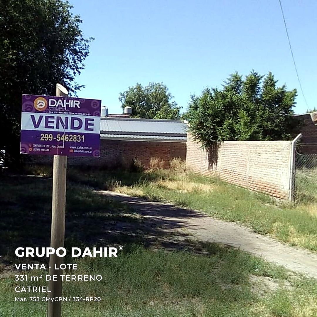 Lote en 4 Esquinas, Catriel — foto 1