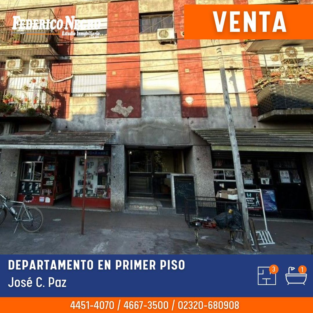 VENTA DE DEPARTAMENTO EN José C Paz - 1