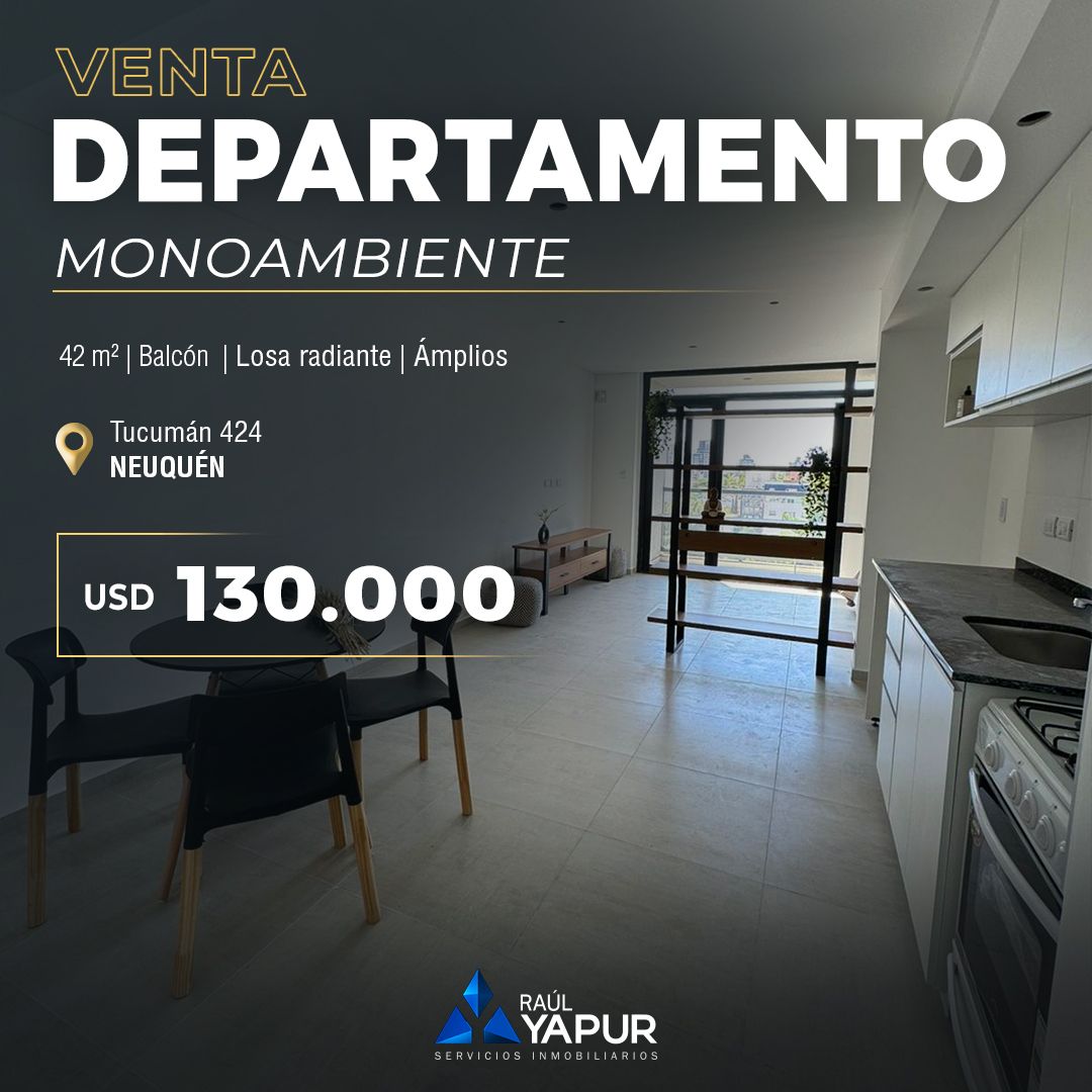 Departamento en venta área Centro Este 1 ambientes