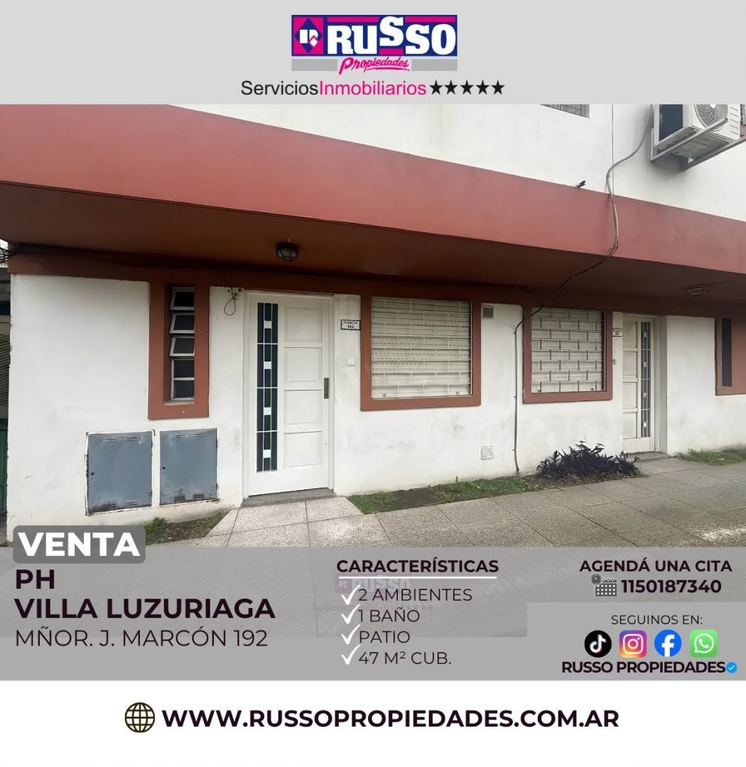 Departamento en MARCON, MONSEÑO 100