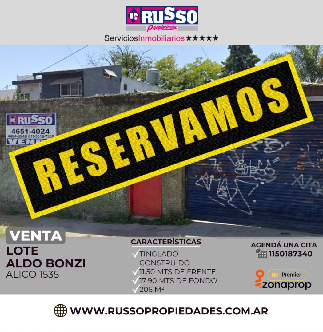 Lote en ALICO 1500
