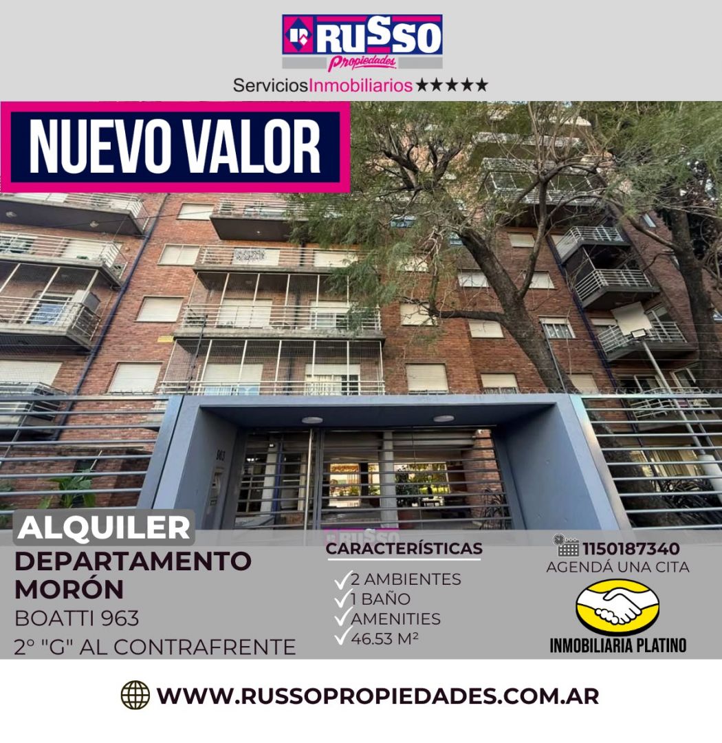 Departamento en BOATTI 900