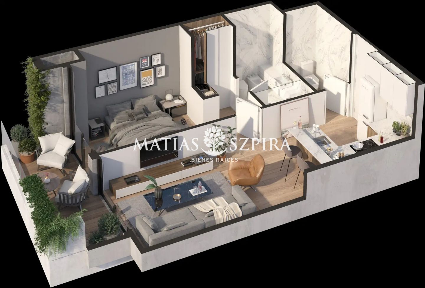 Imagen del interior de la vivienda