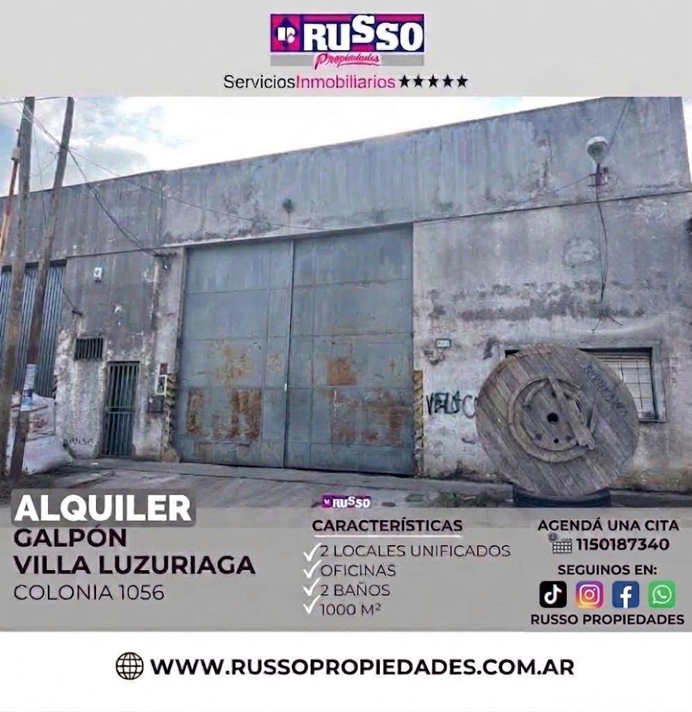 Galpon en COLONIA 1000