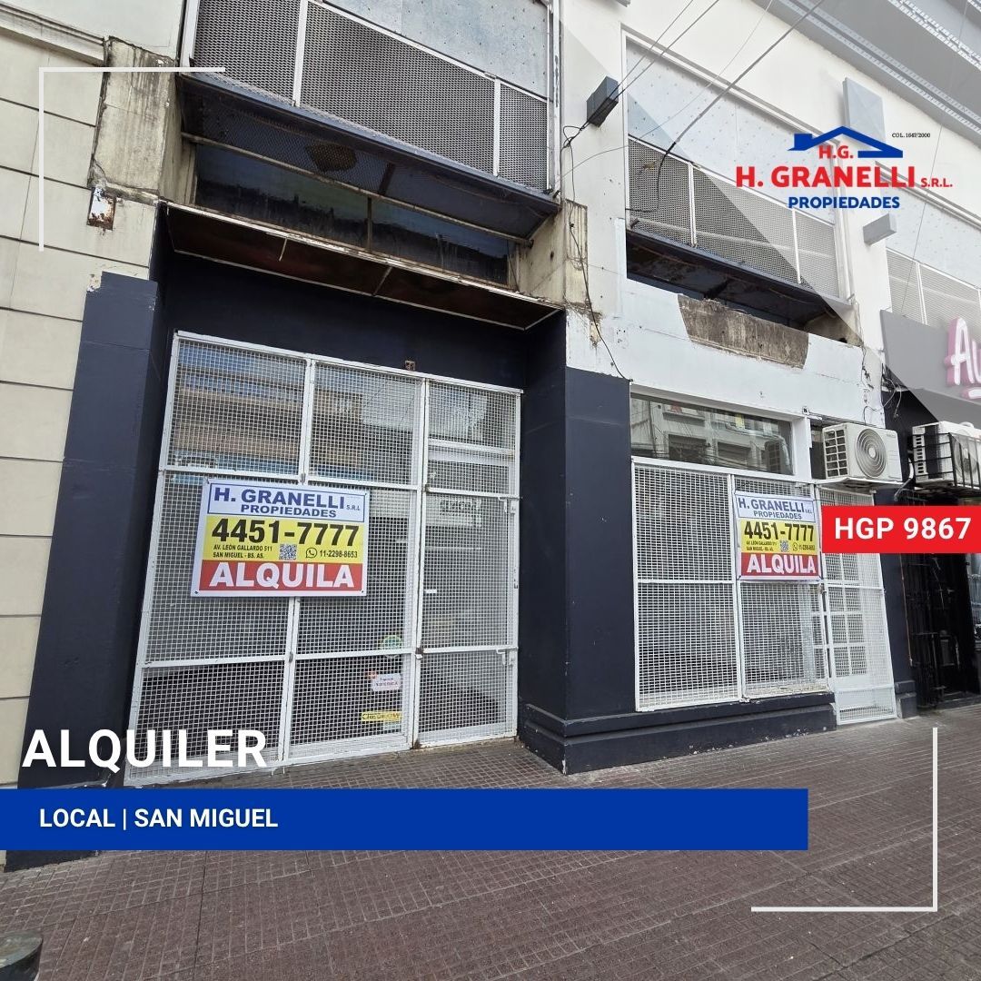 Local Comercial en Paunero 1400