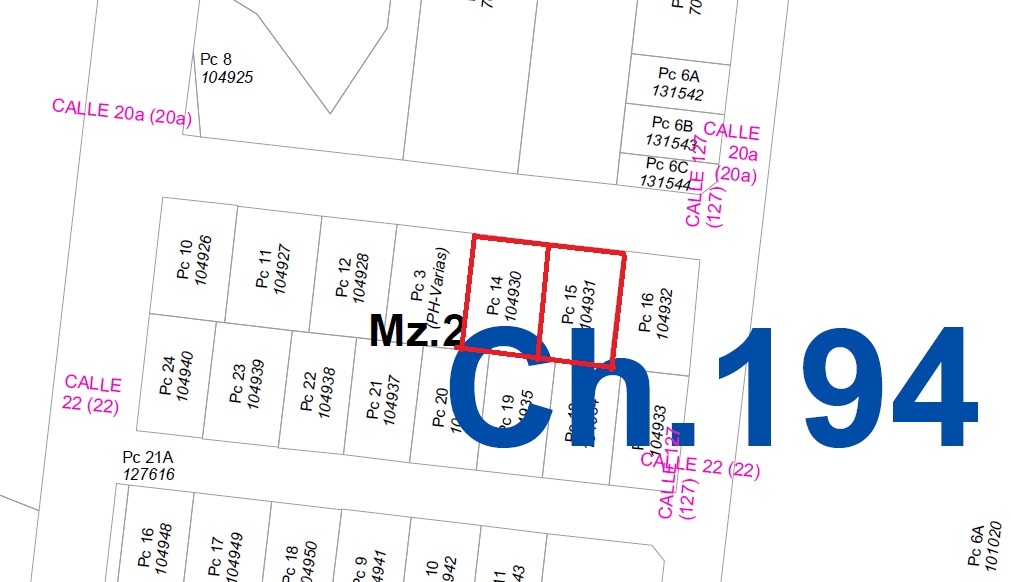 Plano 1 — Terreno a la venta en Posadas Misiones