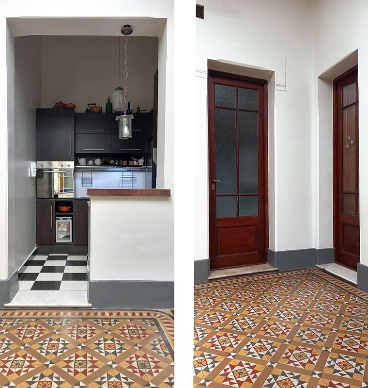 Depto 3 amb, 84.4m² con balcón y patio — Otro